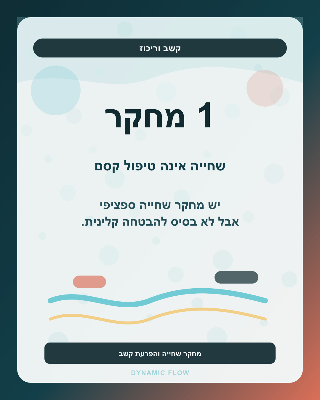 מחקר שחייה אחד על ילדים עם הפרעת קשב